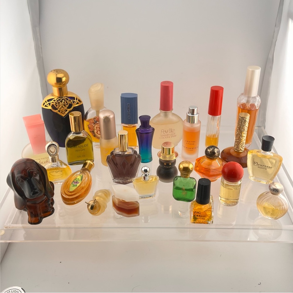 Assorted  Vintage Women's Miniture Perfume Bottles.